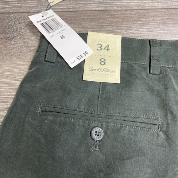 Green Men's Walk shorts - Picture 5 of 5